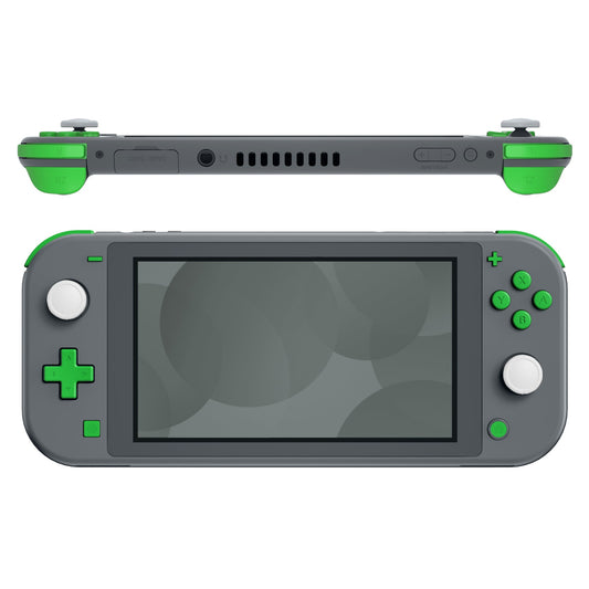Green Replacement ABXY Home Capture Plus Minus Keys Dpad L R ZL ZR Trigger for NS Switch Lite, Full Set Buttons Repair Kits with Tools for NS Switch Lite - HL512