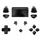 Chrome Black Replacement D-pad R1 L1 R2 L2 Triggers Touchpad Action Home Share Options Buttons, Full Set Buttons Repair Kits with Tool for ps4 Slim ps4 Pro CUH-ZCT2 Controller - SP4J0420