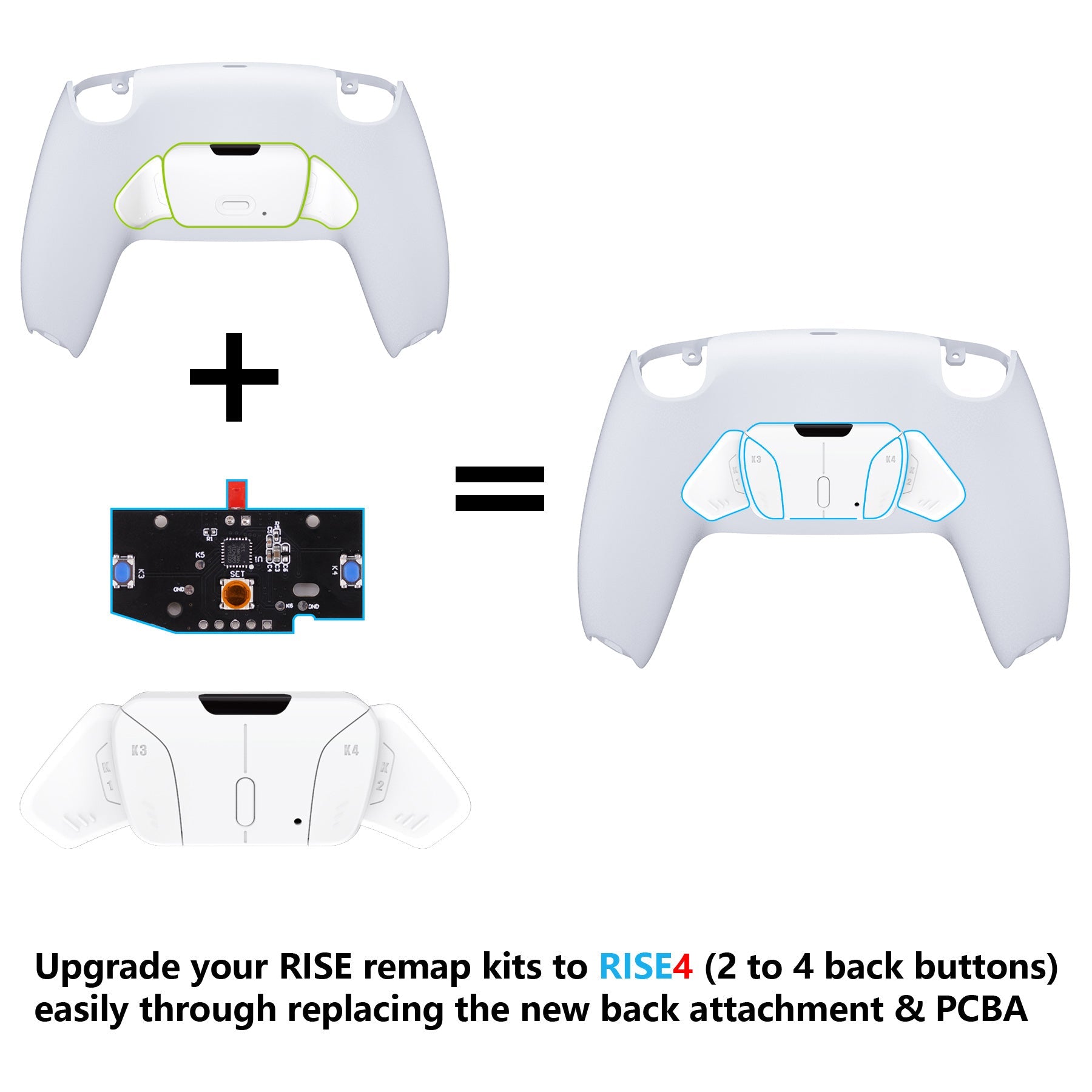 eXtremeRate ps5コントローラー（BDM010＆BDM020）に対応用リアル