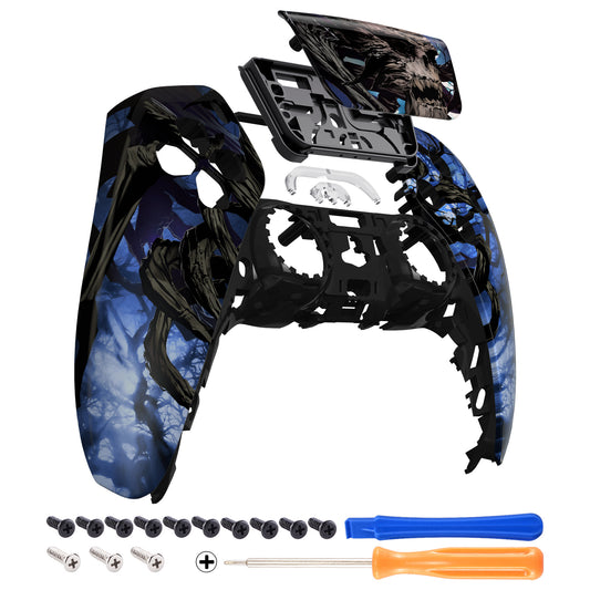 eXtremeRate RISE4 Remap Kit Programmable pour ps5 Manette BDM-010&020,  Coque Arrière Redessinée avec 4 Palette pour ps5 Manette, Carte améliorée,  Blanche : : Jeux vidéo