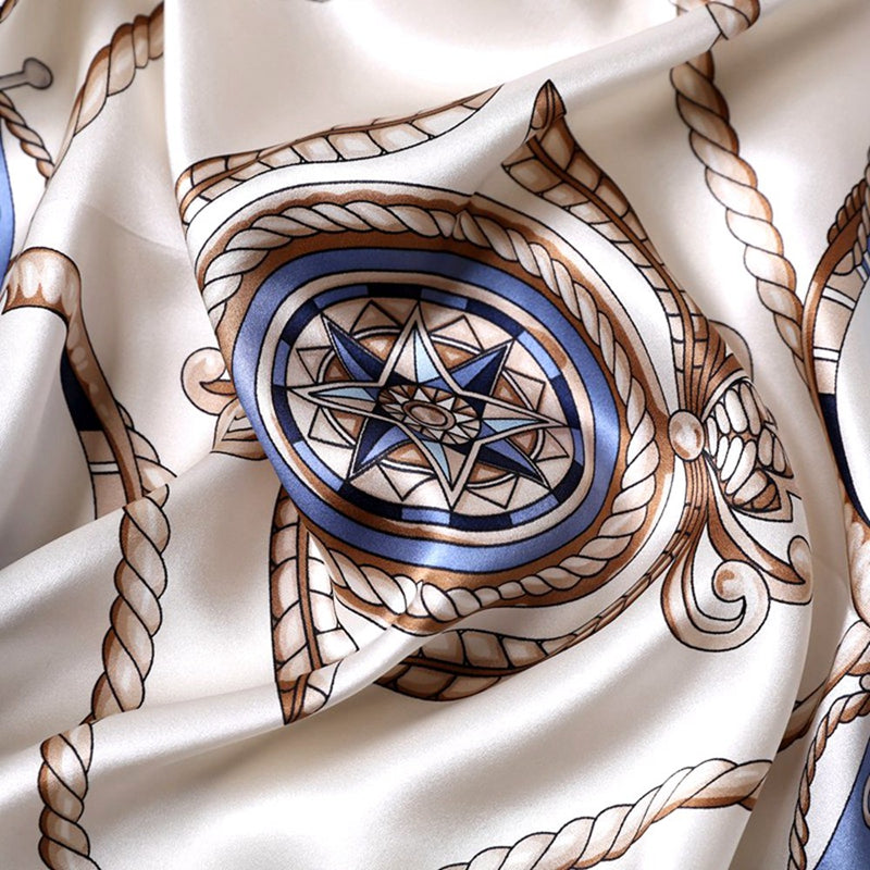 [Scarly] All-match Decorative Scarf Shawl Multi-purpose Arti-Silk Woven
