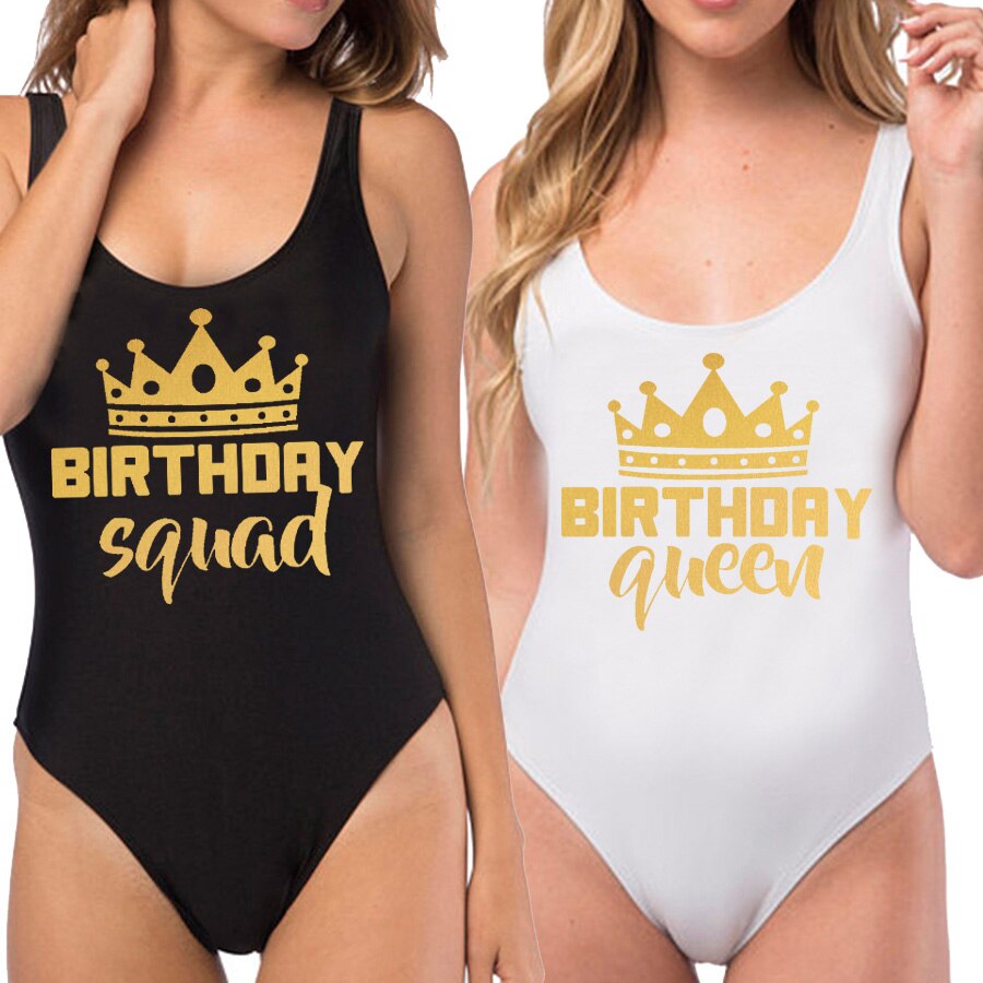 birthday queen bathing suit