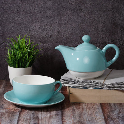 The Tea Set in Teal