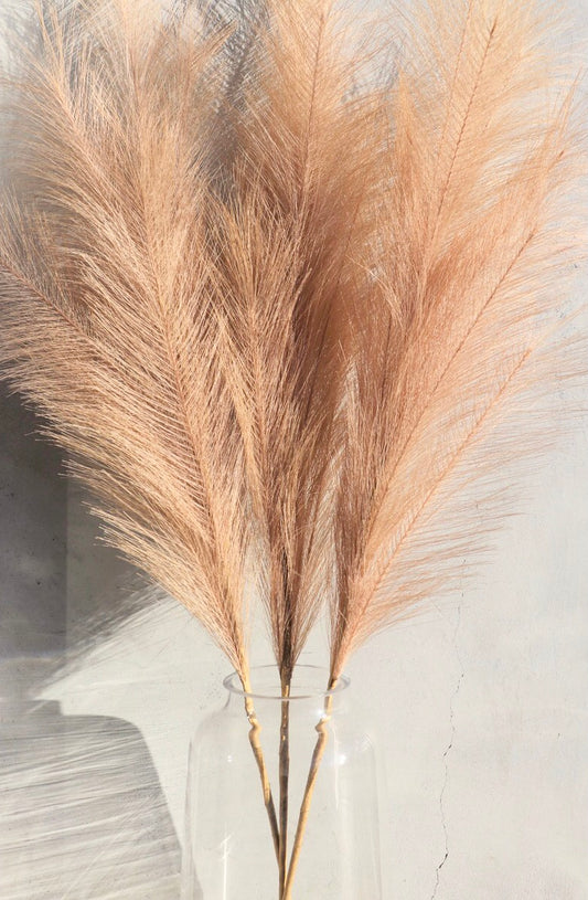 Faux Pampas Grass (Pink Blush) – Mantis Hut