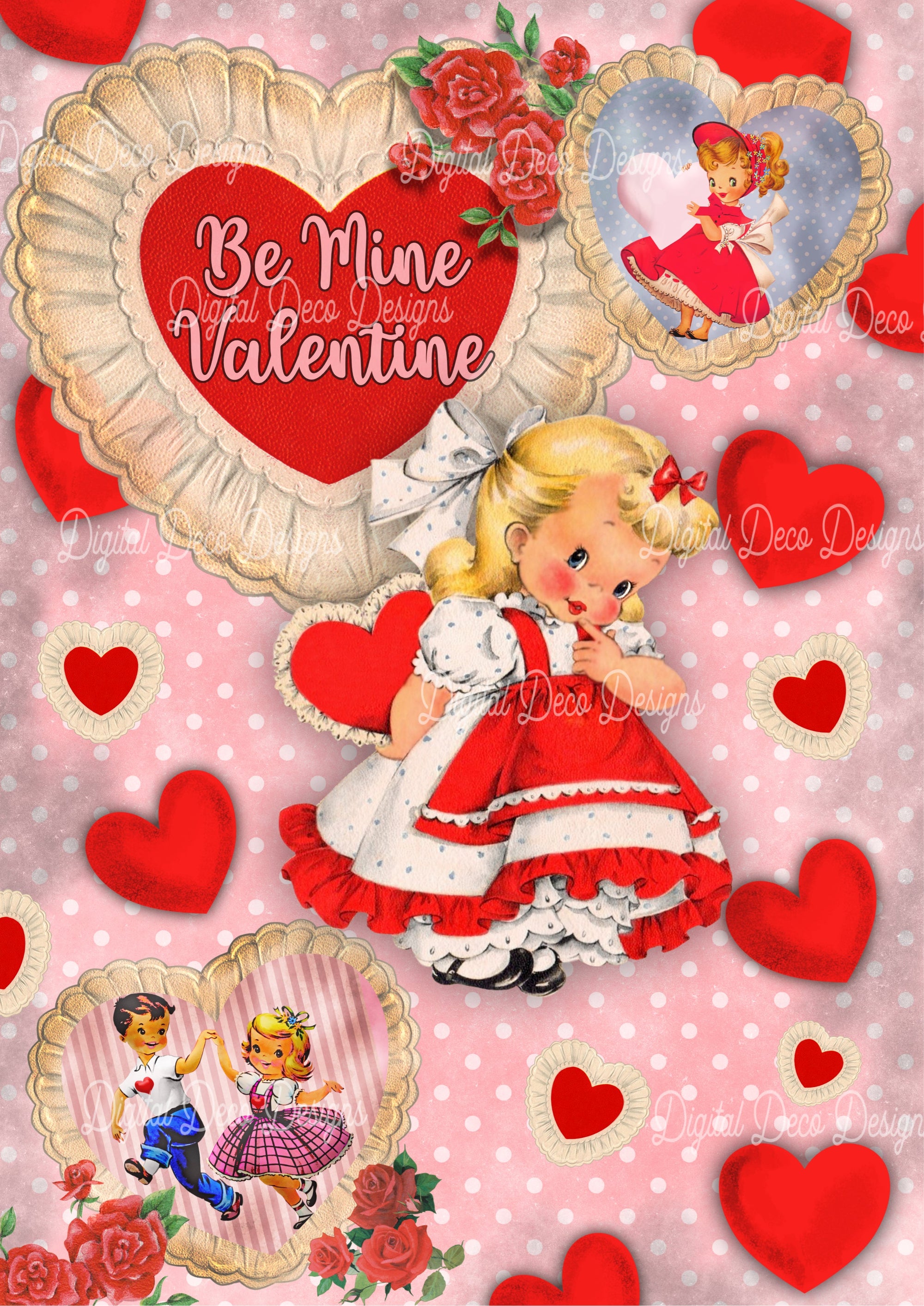 Sweet Child Valentine (#E045) - Digital Deco Designs
