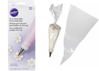 Wilton 12 In Disposable Decorating Bags Sweet Day Gourmet