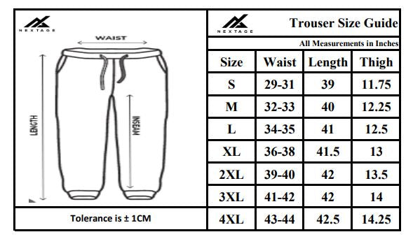 NextAge: Size Chart - NextAge Clothing - Men's Wear - Women's Wear