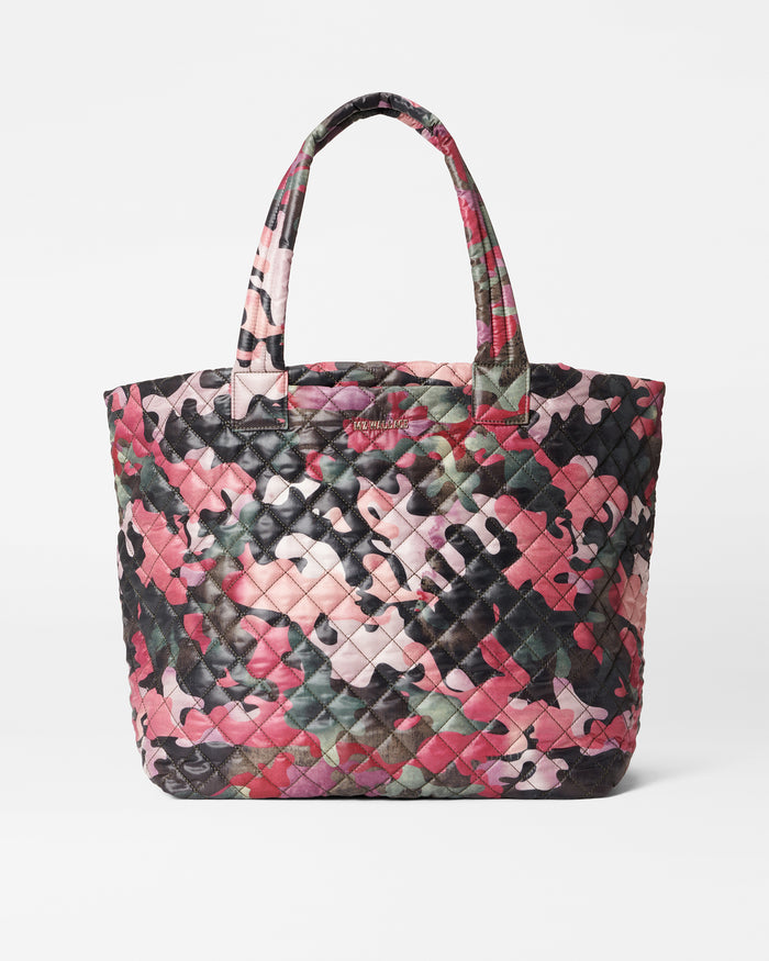 MZ Wallace Quilted Metro Tote Large Plaid — bows & sequins