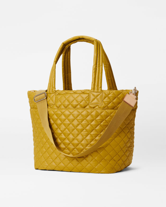 MZ Wallace Quilted Metro Tote Large Plaid — bows & sequins