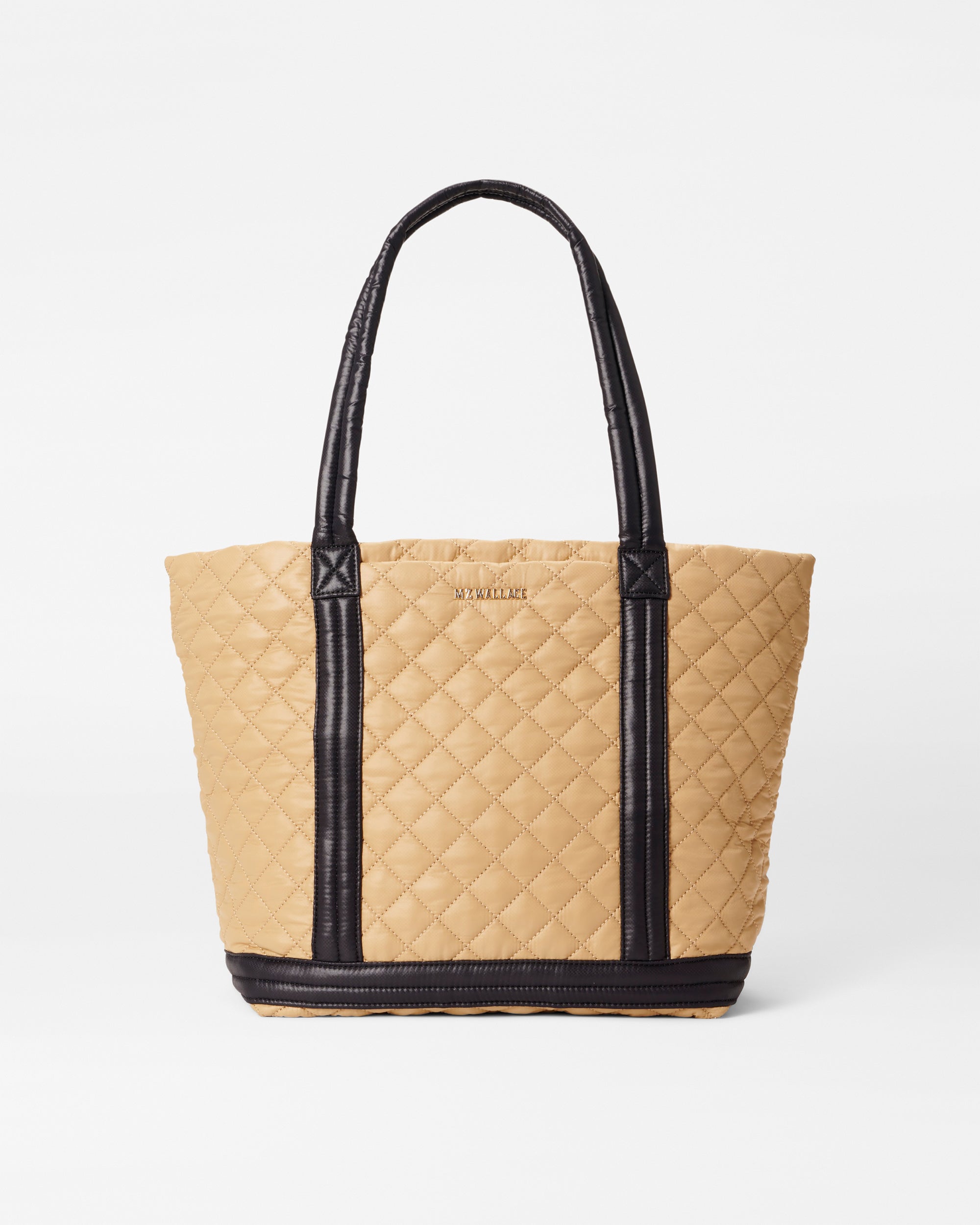 Black and Camel Small Empire Tote