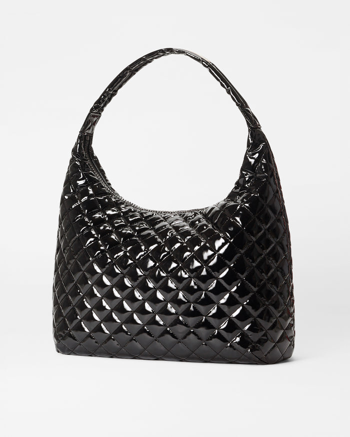 Quilted Matte Shoulder Bag One Size / Grey