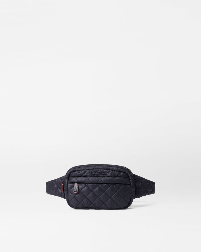 MZ Wallace Metro Sling Bag in Midnight Liquid