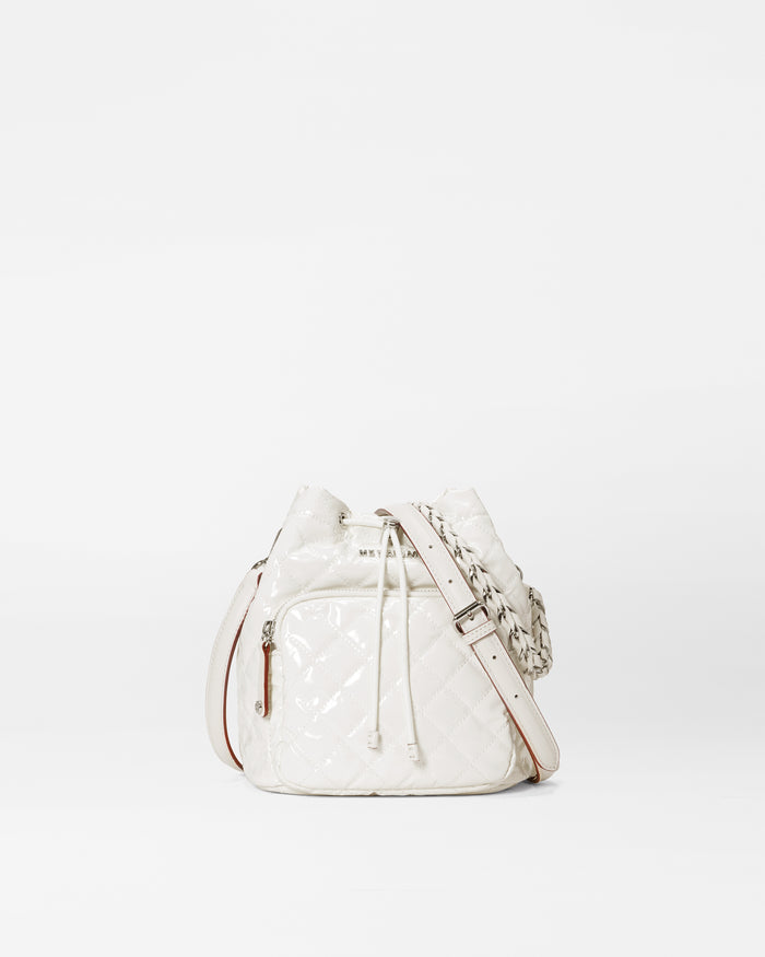 MZ Wallace Rose Crosby Drawstring Bucket Bag