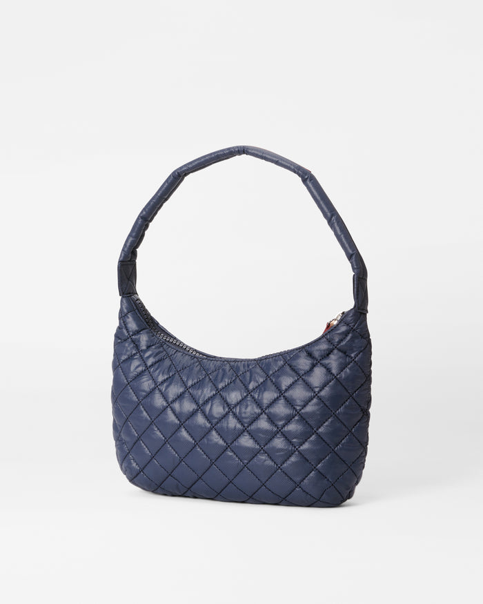 Quilted Matte Shoulder Bag One Size / Grey