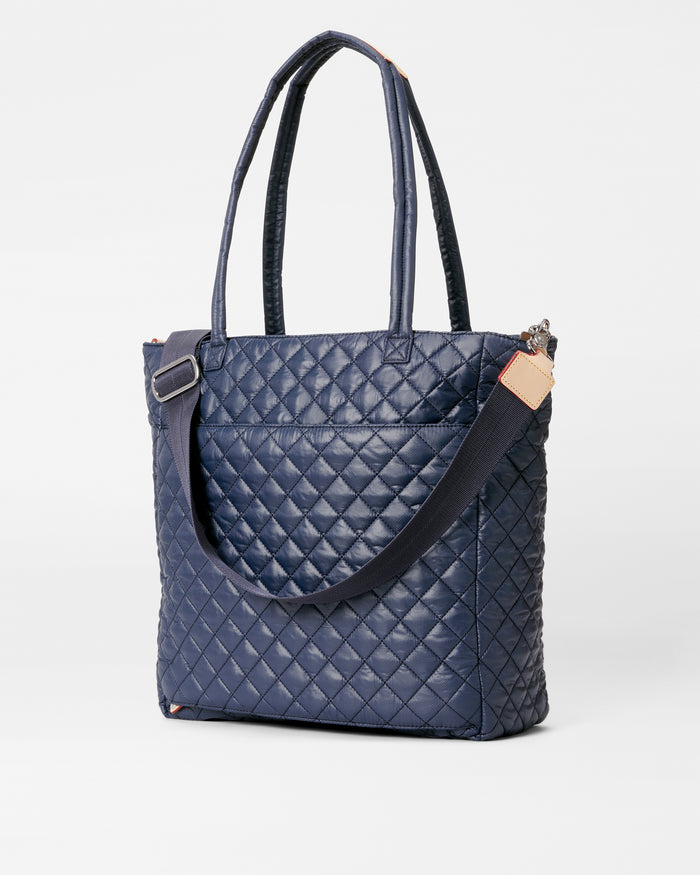 MZ Wallace Quilted Metro Tote Large Plaid — bows & sequins