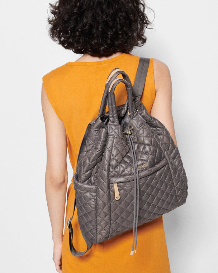 MZ WALLACE QUILTED CITY BACKPACK IN BLACK – A Step Above Shoes