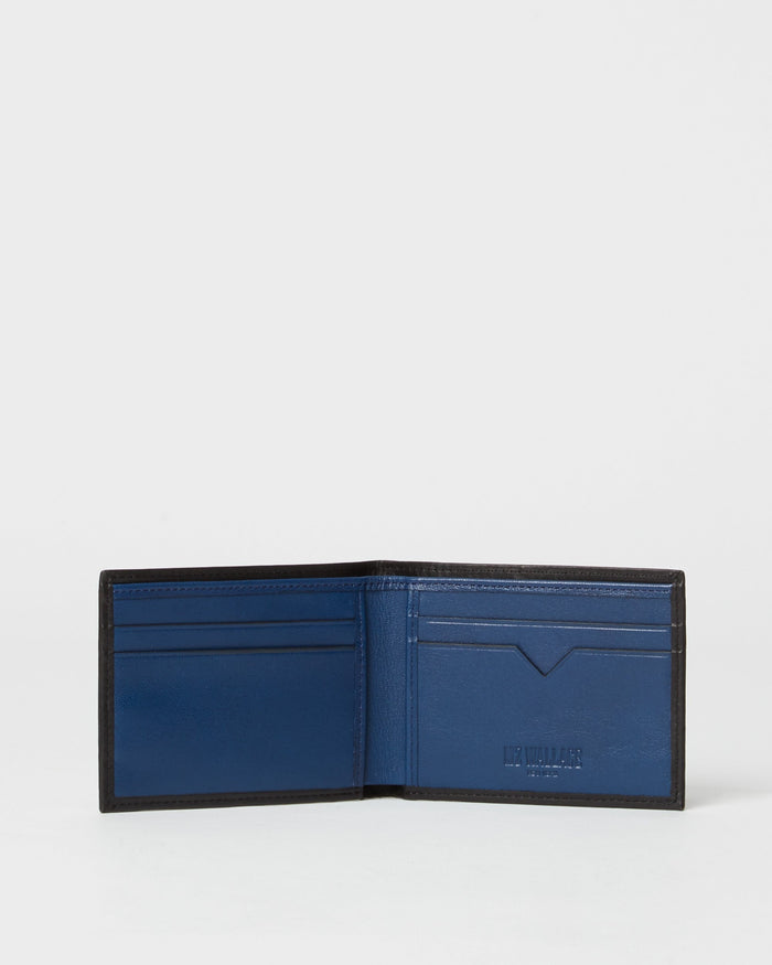 Crosby Small Nylon Wallet in Black