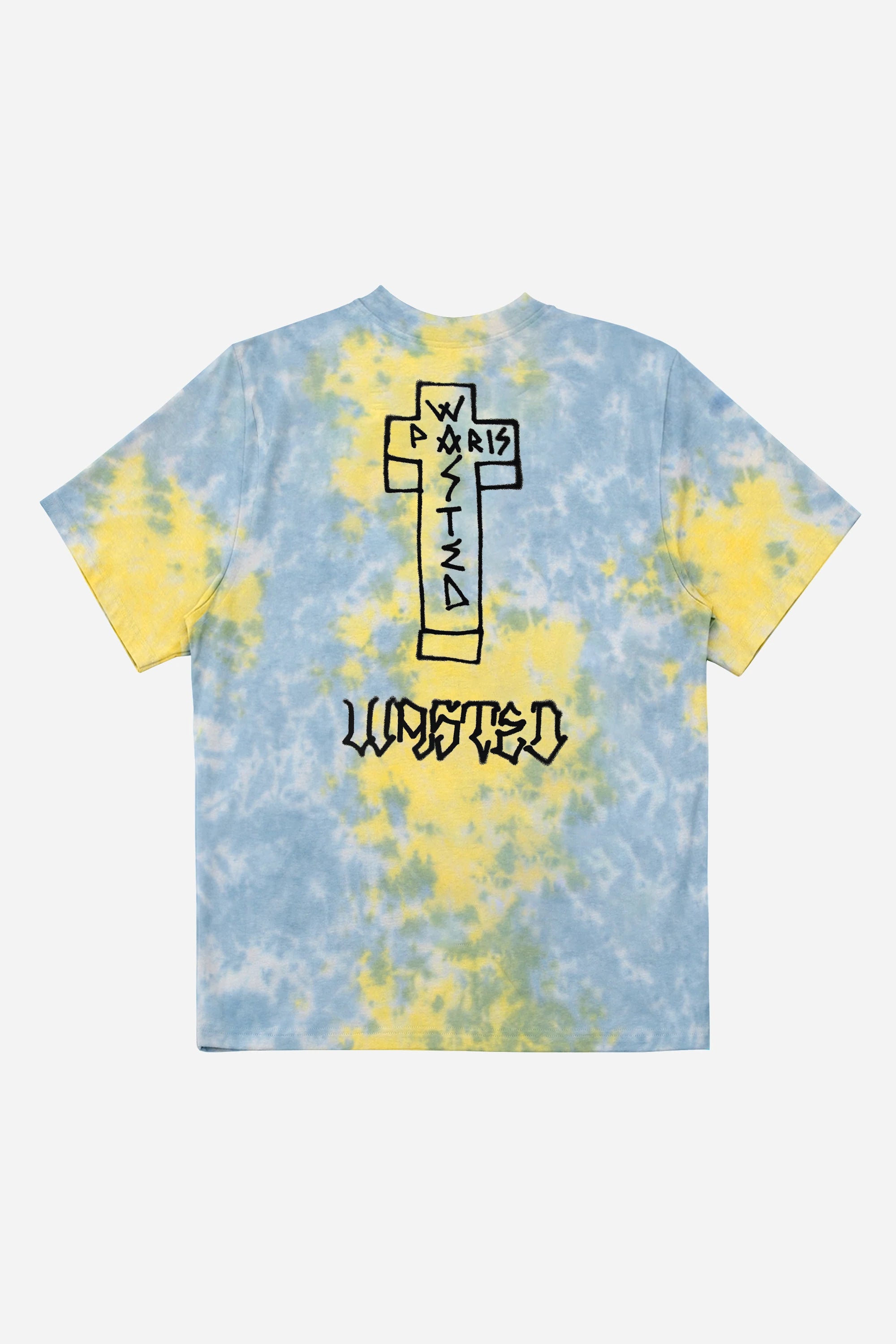 T-Shirt Locals - Tie & Dye Blue/Yellow