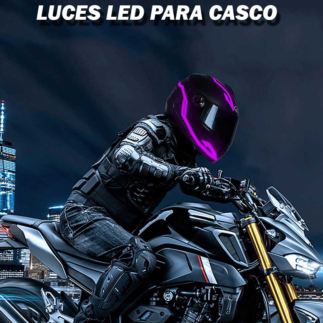 LUCES PARA CASCO MOTO - BIKER™ – NOVEDÍSIMOS