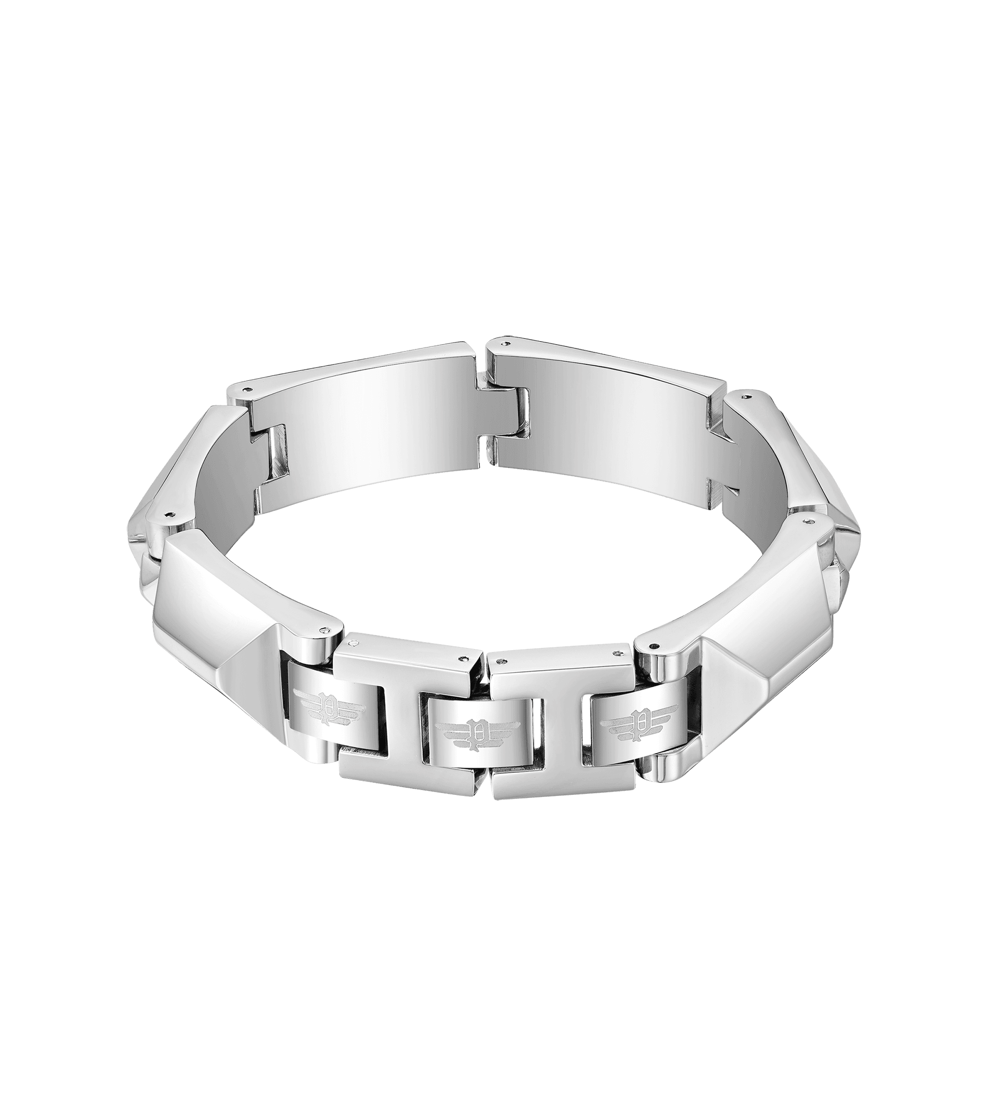 Police jewels - Geometric Metal Bracelet By Police For Men PEAGB0001416