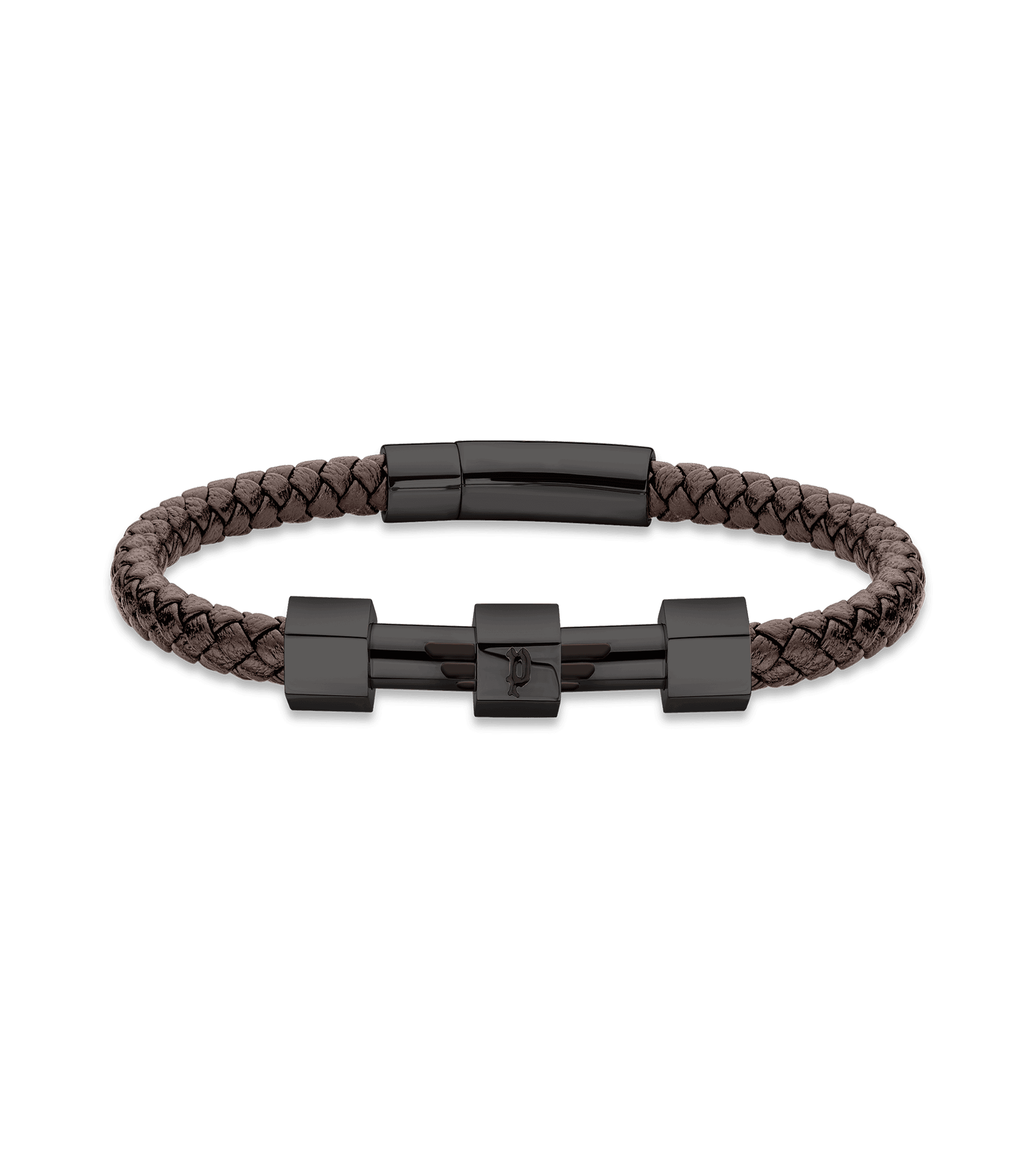 Police Men's Hardware Leather Bracelet PEAGB2214923