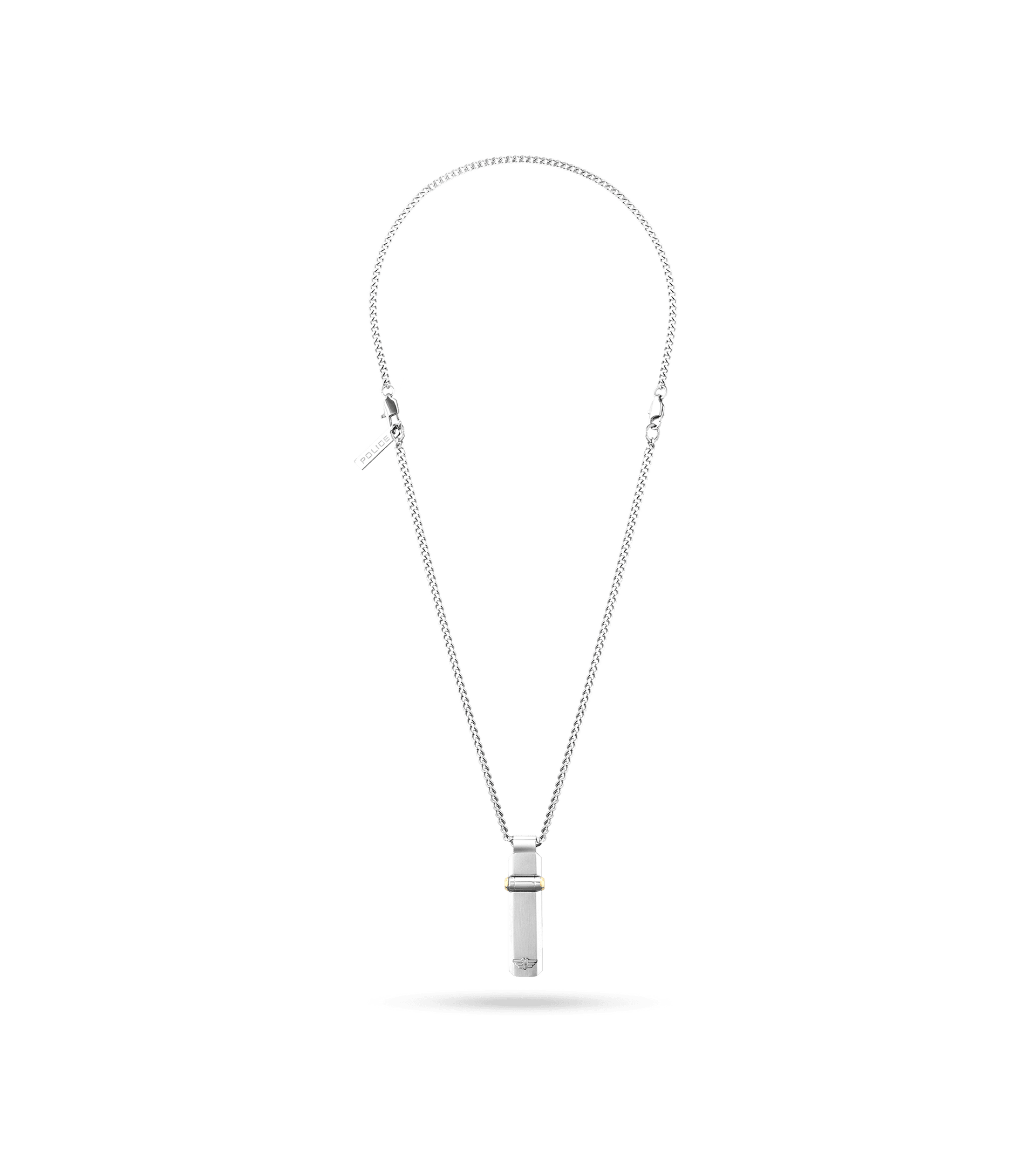 Vetements Silver Snuff Necklace in Metallic for Men