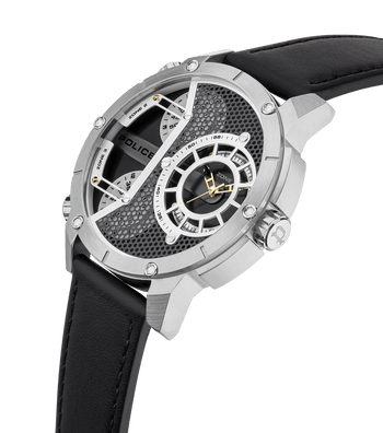 Police watches Police By Vibe For - Watch Black Silver, Men