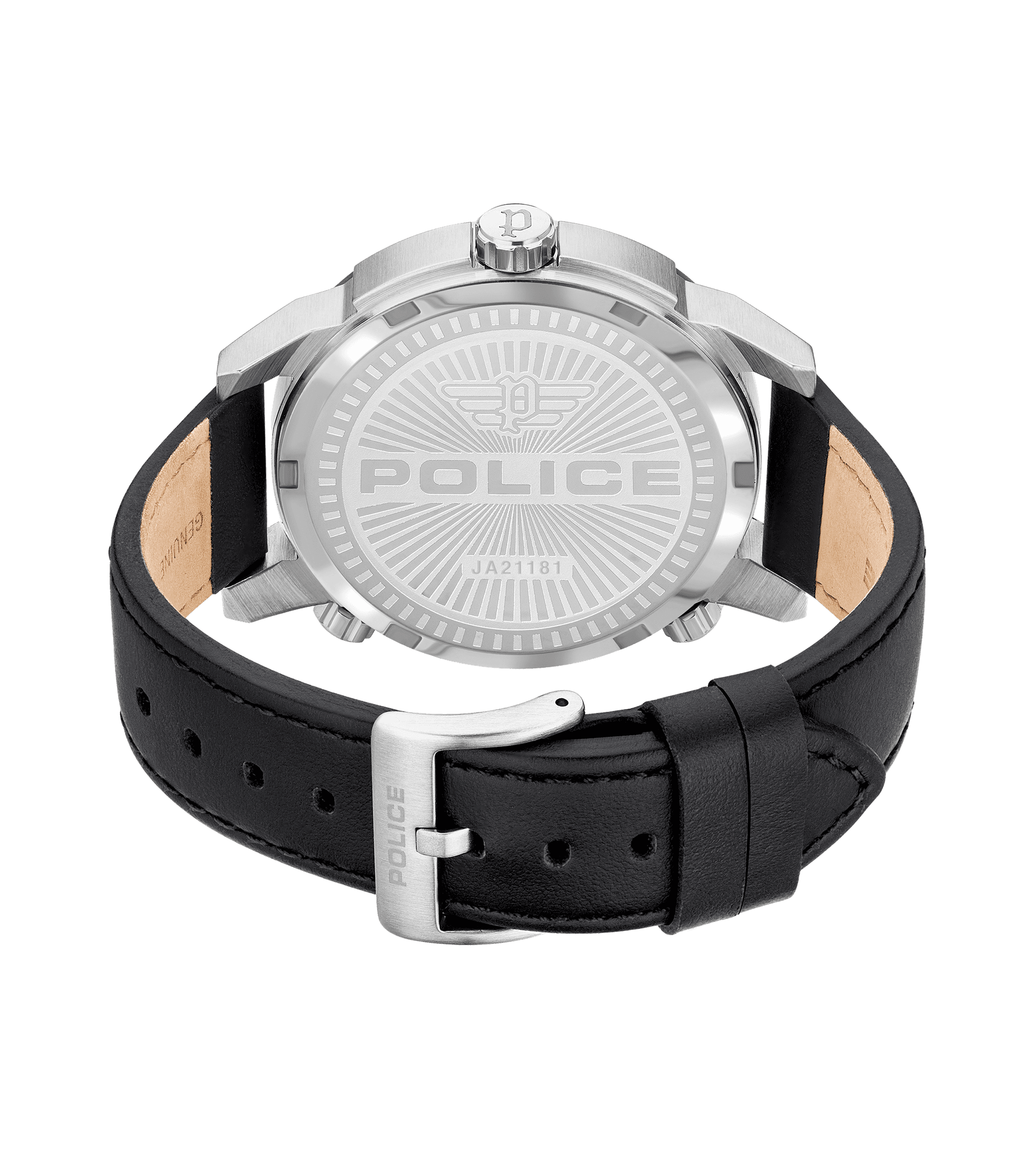 Police watches - Vibe Watch By Police For Men Silver, Black
