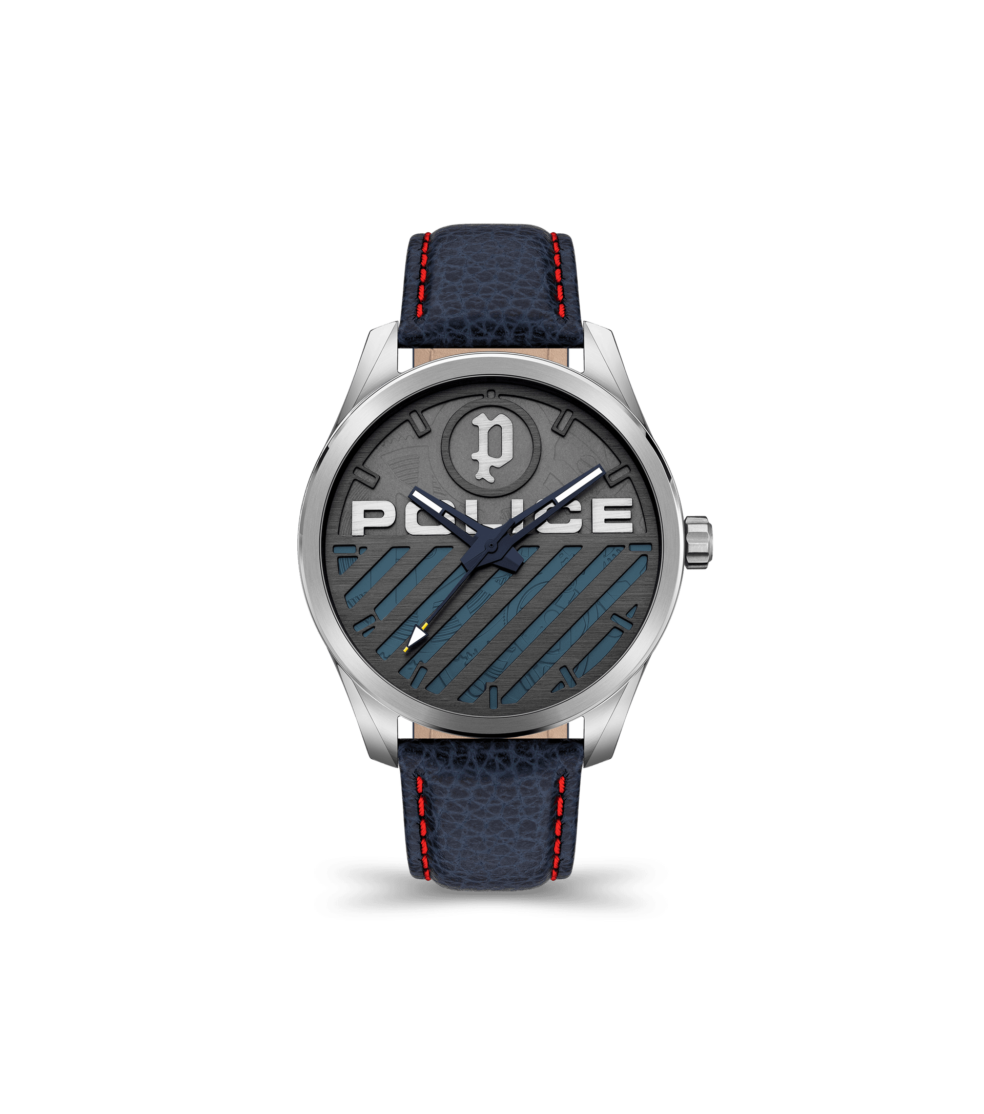 Police watches - Grille Police For Watch By Men Silver, Blue