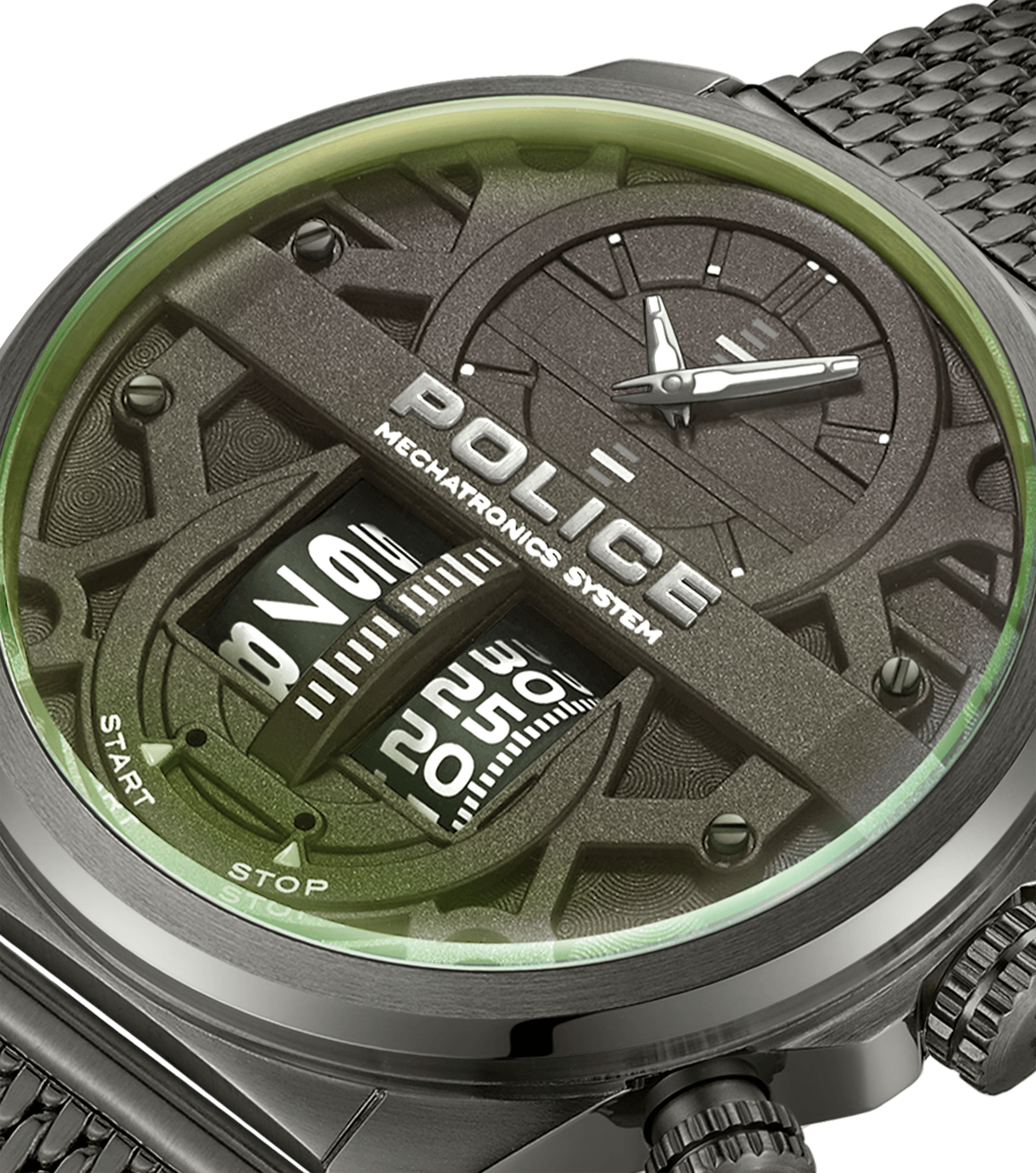 By Police For - watches Blue, Rotor Watch Men Police Blue