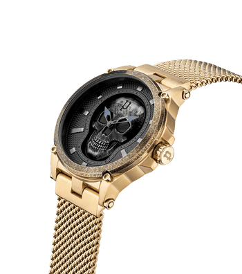 watches Police Gold Gold, By Police - Men Watch Vertex For