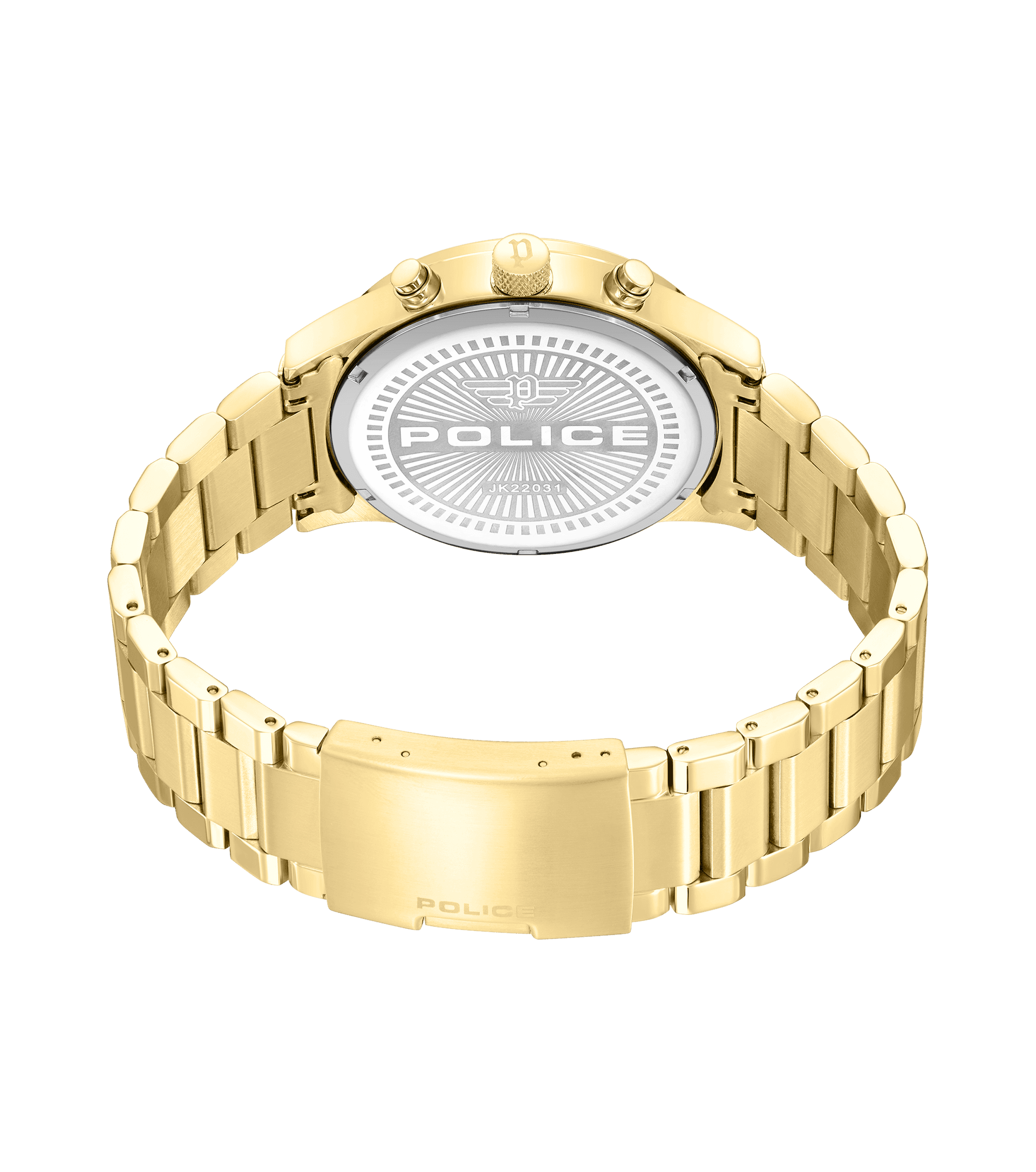 Watch Gold - Police Police Black, Underlined watches Men For