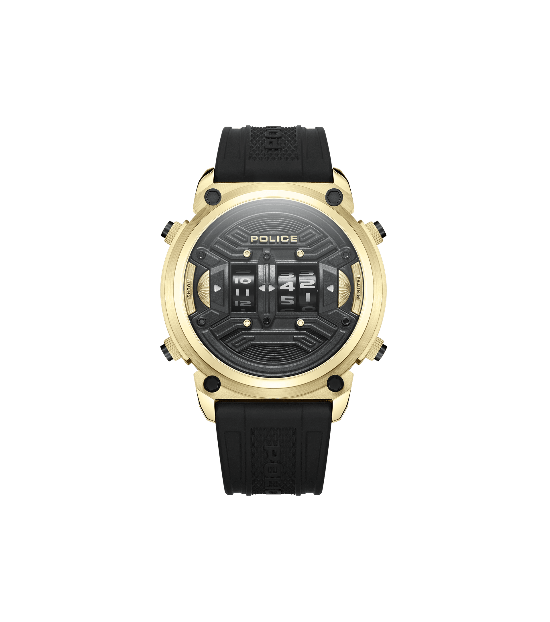 Police watches - Watch By Men For Police Blue, Blue Rotor