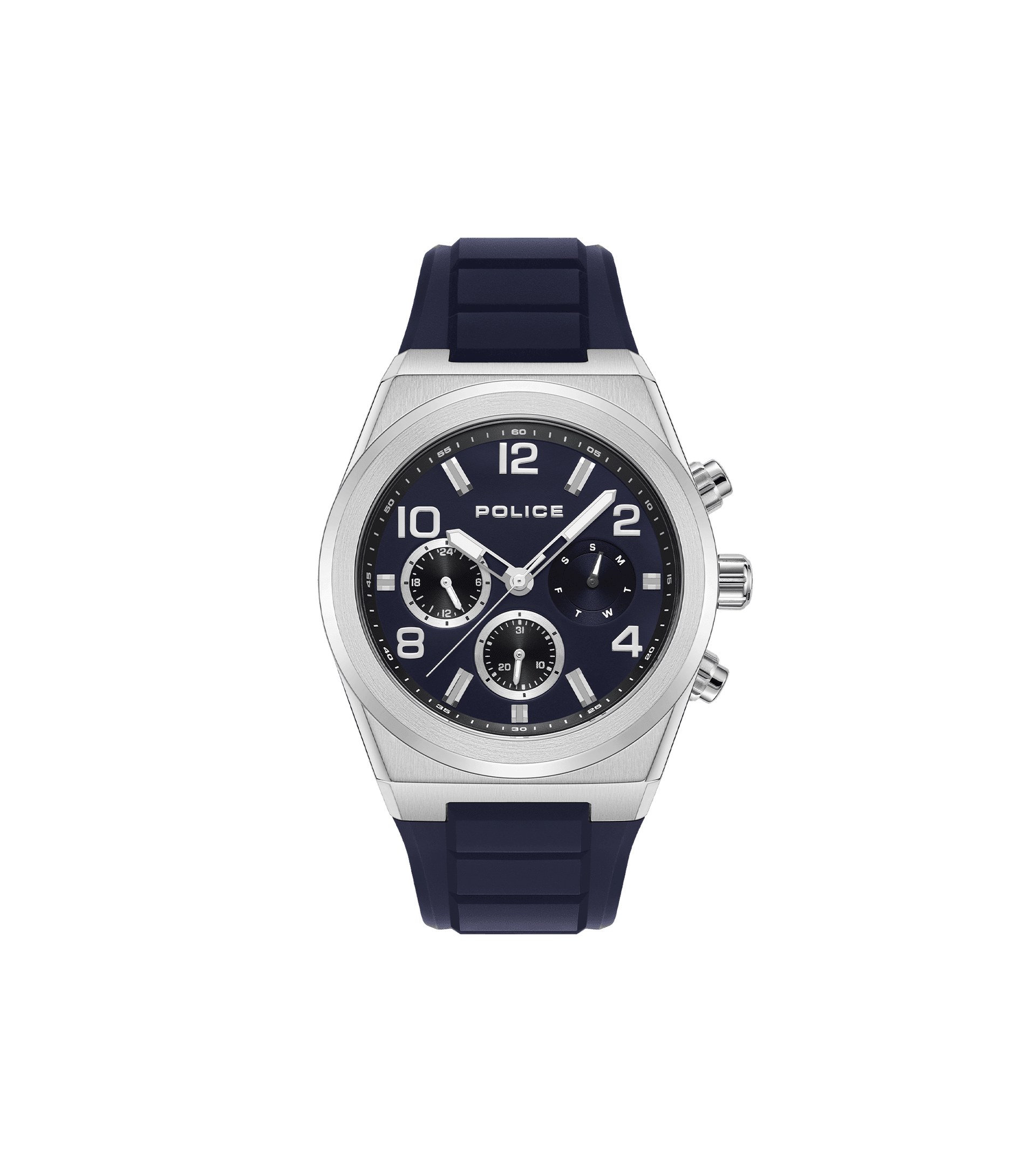 By watches Police Black Men Vibe Police - Silver, Watch For