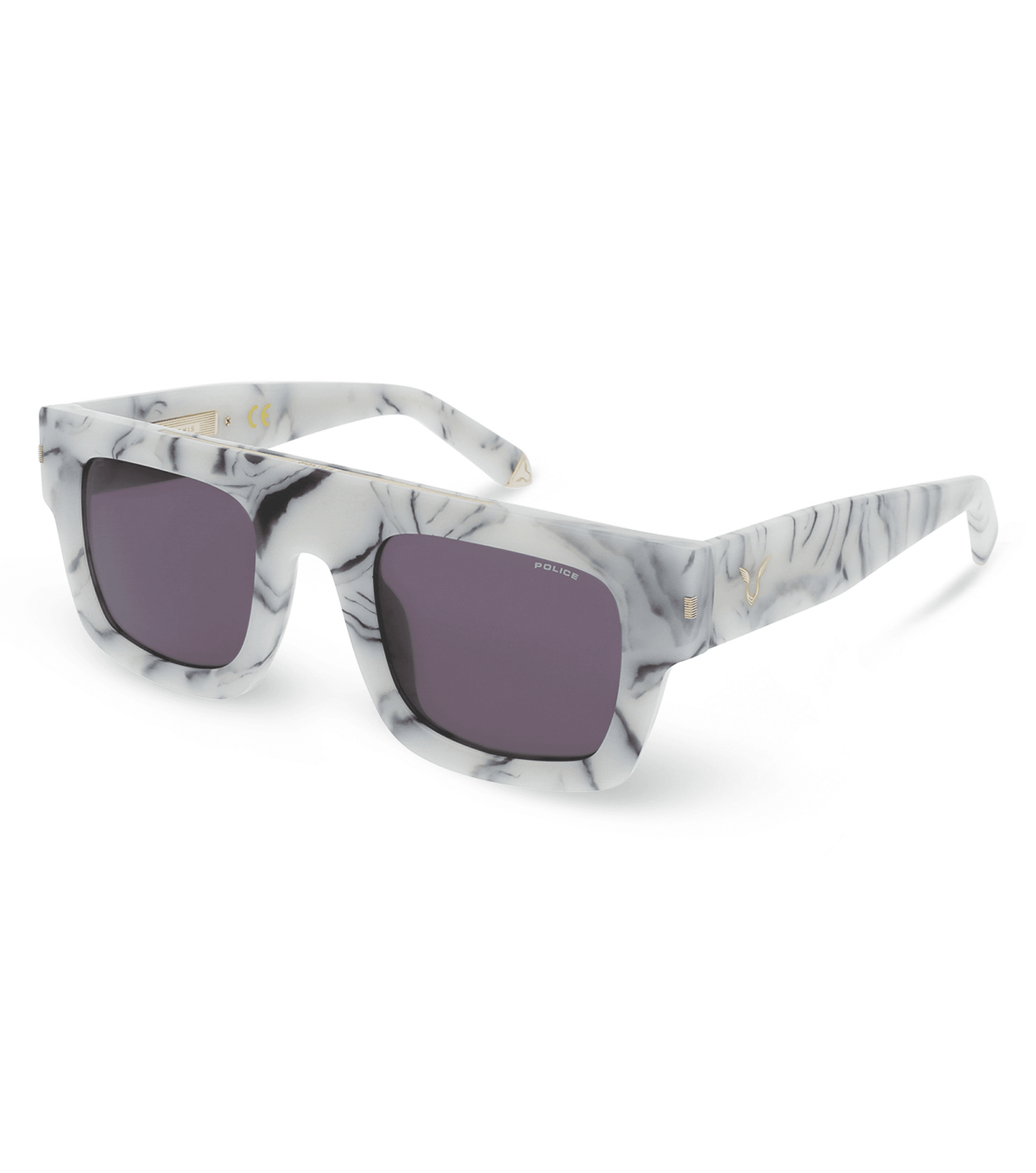 Marble Gray White Charleston Sunglasses