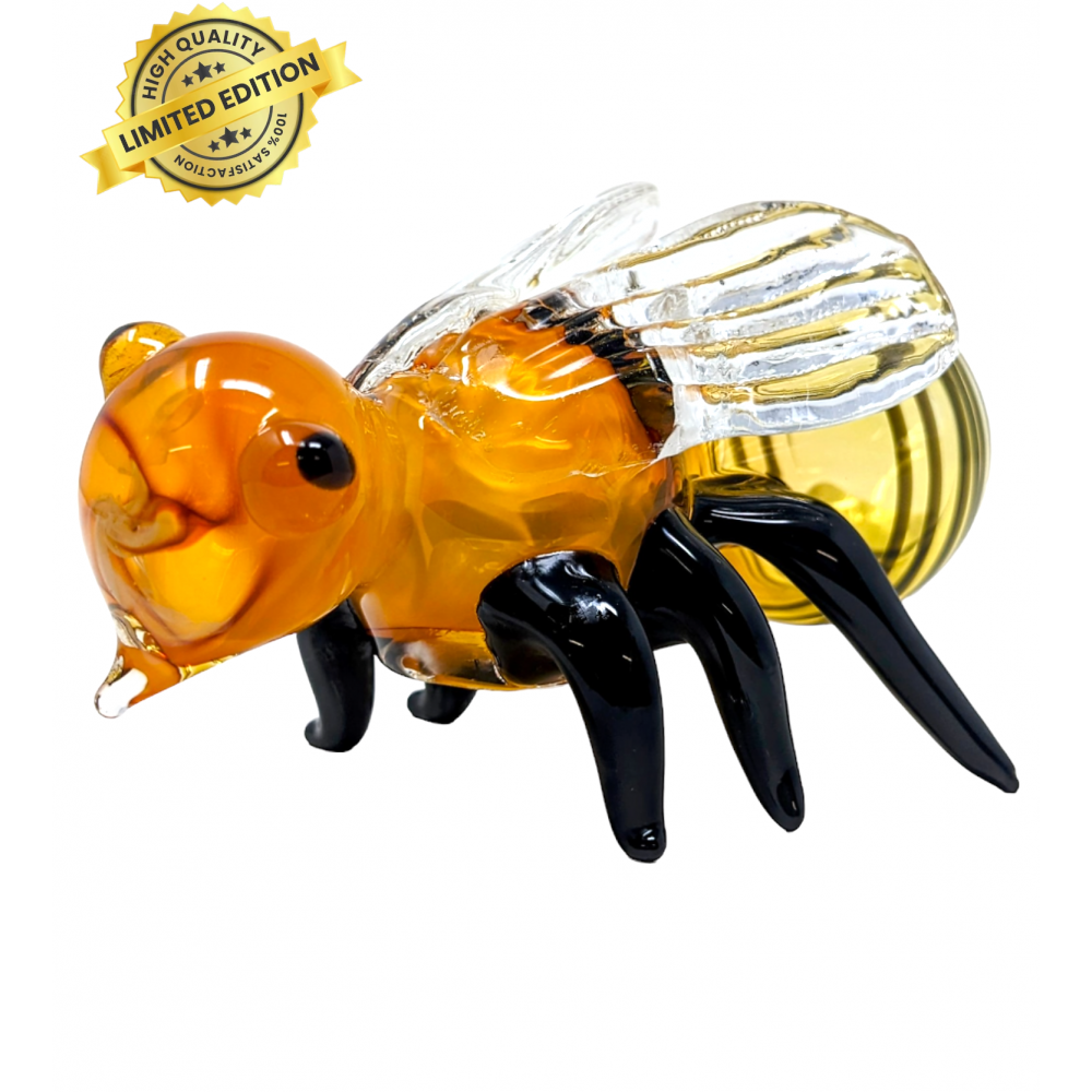 Gold Fumed Bumble Bee Hand Pipe – Metro Smoke wholesale
