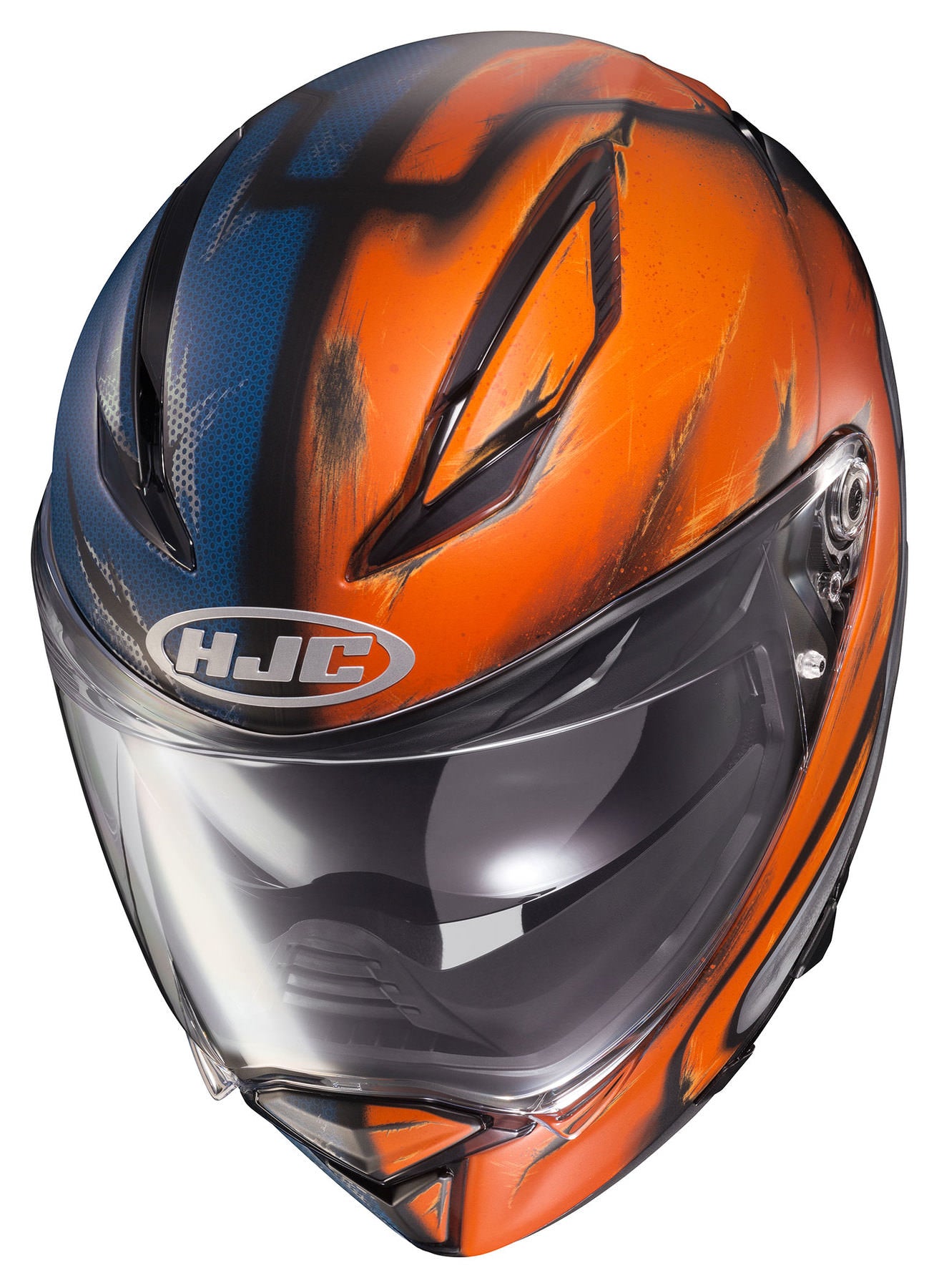 NEW HJC F70 Deathstroke DC Comics MC-27SF Motorcycle Helmet from Moto