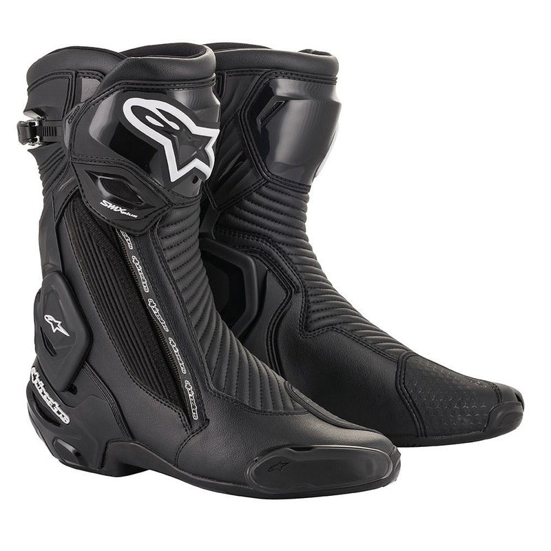 NEW Alpinestars SMX Plus v2 Motorcycle Boots - Black from Moto Heaven ...