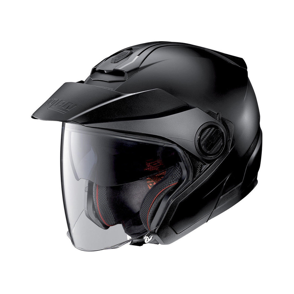 black half face helmet