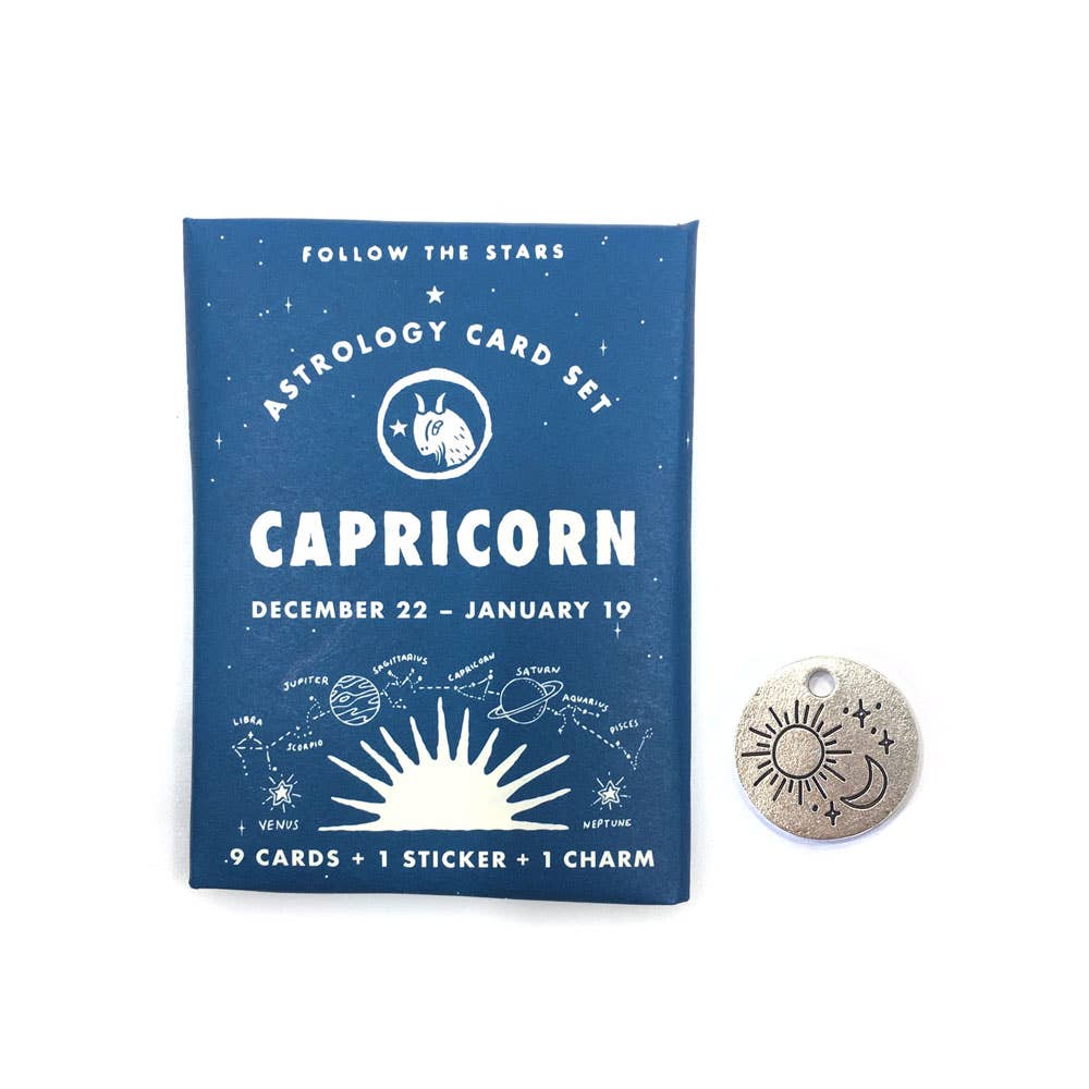 Astrology Card Pack - Capricorn (Dec 22 - Jan 19) - The Grey Pearl