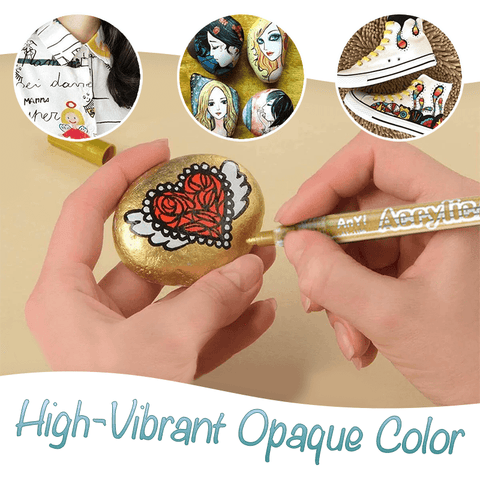 High Pigmented Acrylic Paint Markers 