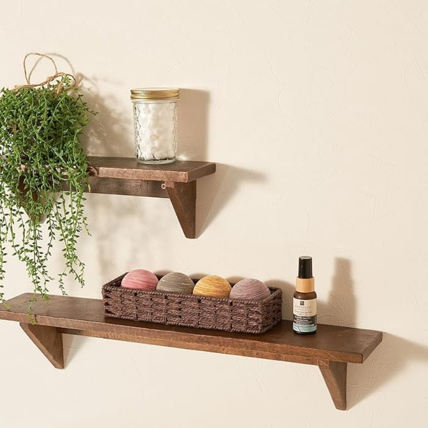 Olakina stretch ball displayed on a wall shelf