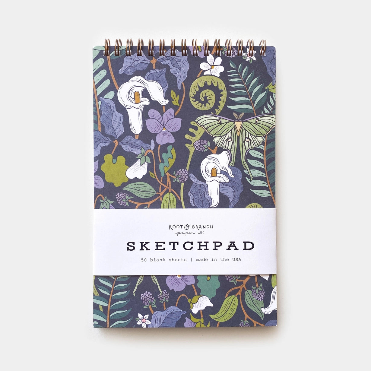 Woodland Bramble Spiral Bound Sketchpad