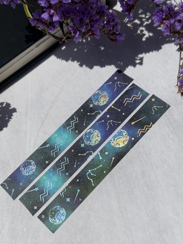 Zodiac Washi Tape Celestial Washi Tape Witchy Washi Tape Journal