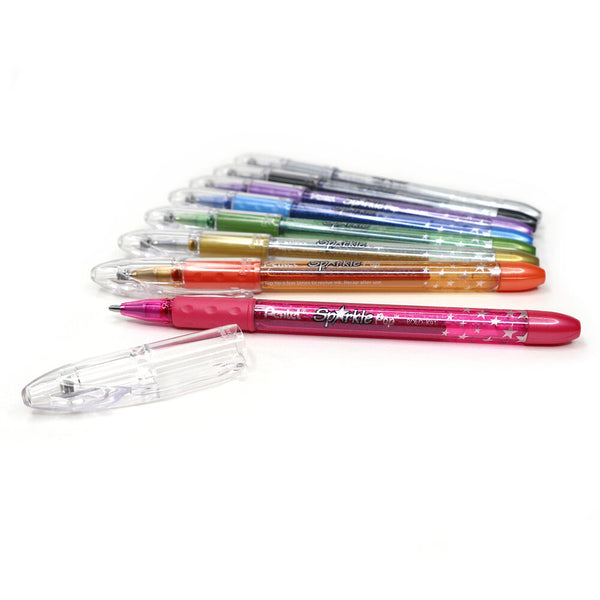 Rainbow Gel Pens 6pc Fine Line 0.7mm Gel Pens Colored Gel Pens for