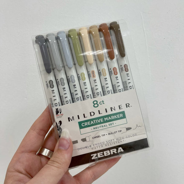 Zebra Mildliner Highlighter - Neutral 5 Pack – Of Aspen Curated Gifts