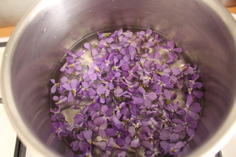 Casserole violettes