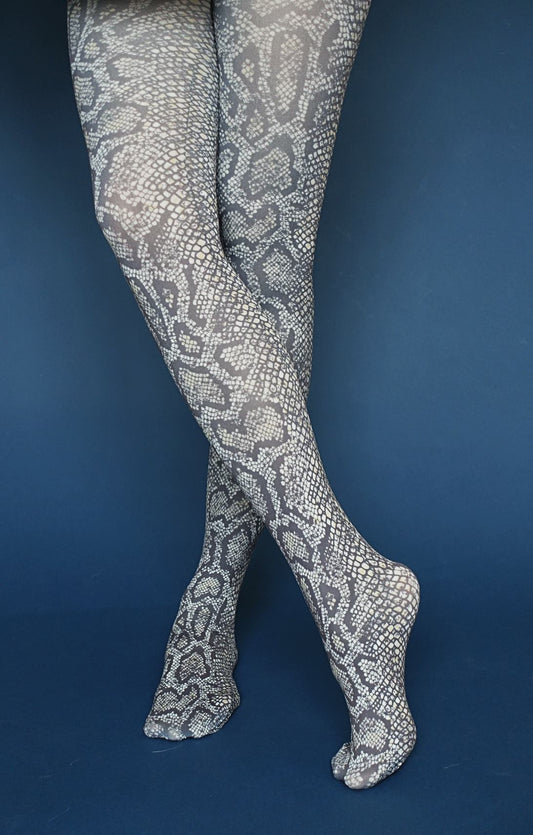 Brown Paisley Adult Tights, Printed Tights: Foot Traffic