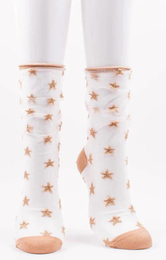 American Star Tulle Sheer Socks