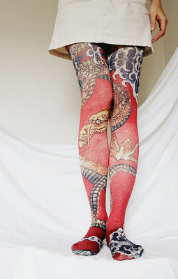 Patterned Tights  Artist Printed Tights – Tabbisocks